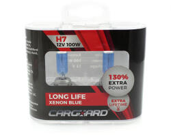Carguard Set de 2 becuri Halogen H7, 100W +130% Intensitate - LONG LIFE - CARGUARD (CG_BHA034)
