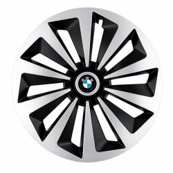 AutoHelix MSA Set 4 capace roti Fox Gri-Negru R14 Compatibil Cu BMW (6147)