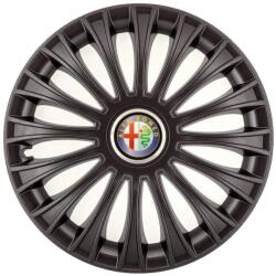 AutoHelix MSA Set 4 Capace Roti, potrivite jantelor de R14, pentru Alfa Romeo, model dino Negru (15030)