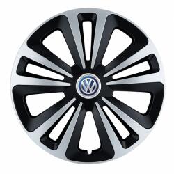 AutoHelix MSA Set 4 Capace Roti Terra Gri-Negru R15 Compatibil Cu Volkswagen (3082-3082)