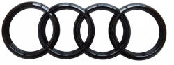 AutoHelix MSA Emblema Spate Audi, negru, 19, 2 x 6, 6 cm, montat pe banda (GM-K0274-0716-038)