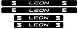 AutoHelix MSA Set 4 Stickere Negre Pentru Praguri Seat Leon (STKSL)