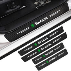 AutoHelix MSA Set Protectii Praguri Carbon Skoda (SN-PPCSKD)