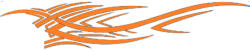 AutoHelix MSA Sticker auto "Racing Sports" 94.4 cm, portocaliu (5902211920183-7229)