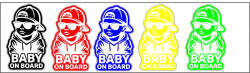AutoHelix MSA Baby on board baiat 3 fundal alb (AX_TCL 479)