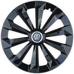 AutoHelix MSA Set 4 Capace Roti 15 inchi (R15) Fame Negru, Compatibile Cu Volkswagen (10085)