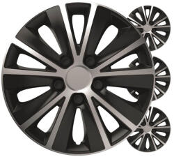 AMiO Capace roți auto, set 4 piese, Rapide, negru argintiu, 15" inch, COLOR BOX (AX_0068)