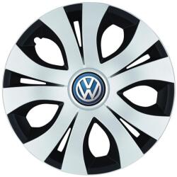 AutoHelix MSA Set 4 Capace Roti Top Gri-Negru R15, Compatibil Cu Volkswagen (14643)