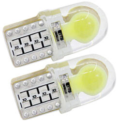 AutoHelix MSA Set 2 becuri auto W5W/T10 -Cob siliconat CAN (AX_LED 058)