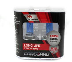 Carguard Set de 2 becuri Halogen H4, 100W +130% Intensitate - LONG LIFE - CARGUARD (CG_BHA033)