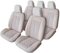 AutoHelix MSA Set Huse Scaun Exclusive Leather Si Alcantara Bej (cx_125797)