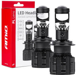 AMiO Set becuri H7 cu led cu lupa, CANBUS (AX_03668)