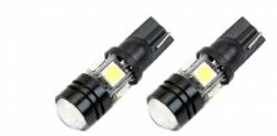 AutoHelix MSA Set 2 becuri auto W5W/ T10- 4+1 smd alb cu lupa (AX_LED 511)