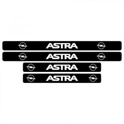 AutoHelix MSA Set 4 Stickere Negre Pentru Praguri Opel Astra (00002150-1962)