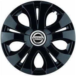 AutoHelix MSA Set 4 Capace Roti Top Negru R15, Compatibil Cu Nissan (14378)