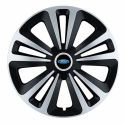 AutoHelix MSA Set 4 Capace Roti Terra Gri-Negru R15, Compatibil Cu Ford (2719)