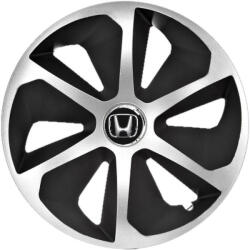 AutoHelix MSA Set 4 capace roti Roco Gri-Negru R15 Compatibil Cu Honda (2667)