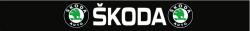 Creative Rey Stiker parasolar auto, Skoda, 125 X 15 cm (4484)