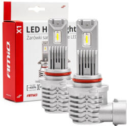 AMiO SET 2 BECURI AUTO, HB3 9005-X1, cu Led (AX_02968)