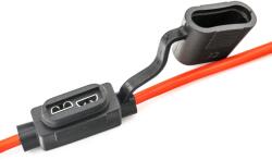 Carguard Set suport siguranță auto tip MIDI (19x13mm) etanșe Carguard - 5 buc - cablu 23 cm cupru 1 mm2 - max 20A (CG_USC009)