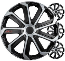 AMiO Set 4 buc capace roti, EVO negru argintiu 16 (AX_9764)