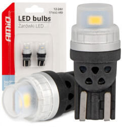 AMiO Set 2 becuri auto T10, W5W 12/24V -AMIO-03726 (AX_03726)