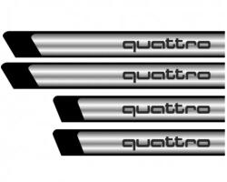 AutoHelix MSA Set 4 stickere protectii praguri gri pentru Quattro (00002150-4502)