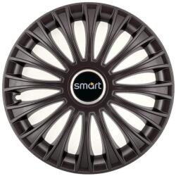 AutoHelix MSA Set 4 Capace Roti, potrivite jantelor de R14, pentru Smart, model dino Negru (15055)