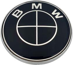 AutoHelix MSA Emblema Capota BMW, 82mm, Full Black Lucios (365)