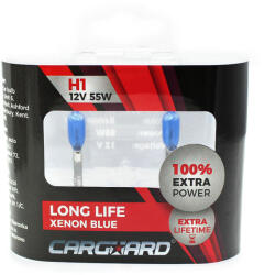 Carguard Set de 2 becuri Halogen H1 +100% Intensitate - LONG LIFE - CARGUARD (CG_BHA021)