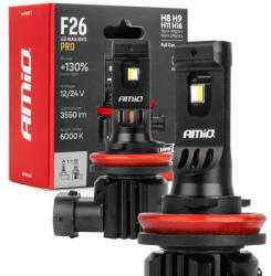 AMiO Becuri auto LED F26 PRO LumiTec LIMITED +130% DUO FULL CANBUS H8 H9 H11 H16 12V 24V AMIO-04873 (AX_04873)
