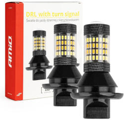 AMiO Set becuri auto PY21W BAU15s 1156 , 96 smd (AX_02451)