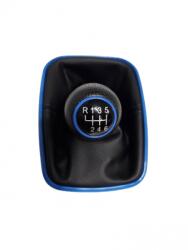 AutoHelix MSA Maneta Schimbator de Viteze VW Golf IV MK4 (1999-2004), Bora cu Rama Albastra (AX_FXVW-95-6 VIT)