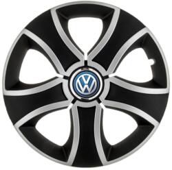 AutoHelix MSA Set 4 Capace Roti 14 inchi (R14) Bis Gri-Negru, Compatibile Cu Volkswagen (3259)