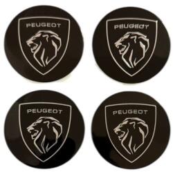 AutoHelix MSA Set 4 capace jante aliaj Peugeot, Negru, 60mm jante aliaj (maf3731)