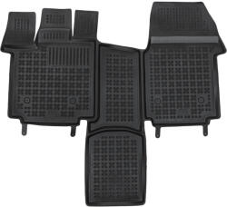 AutoHelix MSA Covorase Presuri Auto Cauciuc Dedicate VW MULTIVAN T7 versiune cu consolă centrală glisantă, toate modelele inclusiv eHybrid (PHEV) 2021 - (MB-200133)