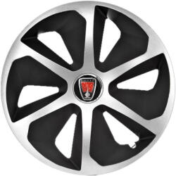 AutoHelix MSA Set 4 capace roti Roco Gri-Negru R16 Compatibil Cu Range Rover (2726)