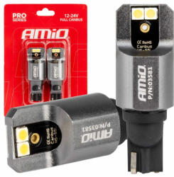 AMiO LED CANBUS seria PRO T15 W16W 4x3030 SMD Alb 12/24V FULL CANBUS AMIO-03581 (AX_03581)