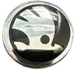 AutoHelix MSA Emblema Cheie Skoda Culoare Negru Diametru 14mm (maf561)