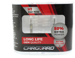 Carguard Set de 2 becuri Halogen 24V - H1, 70W, +50% Intensitate - LONG LIFE - CARGUARD (CG_BHA041)