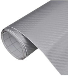 AutoHelix MSA Folie carbon auto 3D, 1 x 1.27 m, Argintiu (5902211920183-3509)