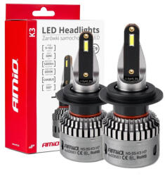AMiO Set Becuri auto , seria K3 H7/H18 12V 6000K Canbus AMIO-03683 (AX_03683)