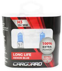 Carguard Set de 2 becuri Halogen H3 +100% Intensitate - LONG LIFE - CARGUARD (CG_BHA022)