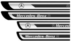 Mercedes-Benz Set 4 stickere protectii praguri gri pentru Mercedes-Benz (4606)
