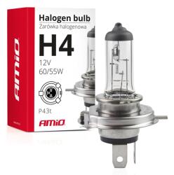 AMiO Bec halogen H4 12V 60/55W cu filtru UV, AMIO (5903293012680)