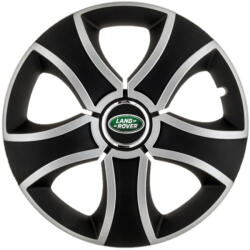 AutoHelix MSA Set 4 Capace Roti 14 inchi (R14) Bis Gri-Negru, Compatibile Cu Land Rover (3175)