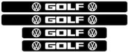AutoHelix MSA Set 4 Stickere Negre Pentru Praguri VW Golf (STY-SM-VWG1)