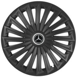 AutoHelix MSA Set 4 capace roti Joy Negru R17 Compatibil Cu Mercedes-Benz (5356.1)