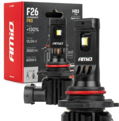 AMiO Becuri auto LED F26 PRO LumiTec LIMITED +130% DUO FULL CANBUS HB3 12V 24V AMIO-04874 (AX_04874)