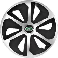 AutoHelix MSA Set 4 capace roti Roco Gri-Negru R16 Compatibil Cu Land Rover (2681)